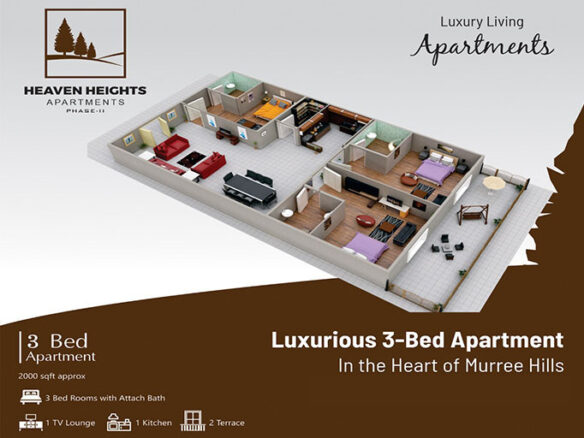 3 BED Appartment